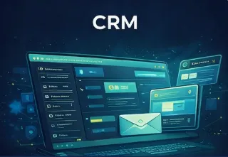 Illustrations representing automation, analytics, communications, and community tools.