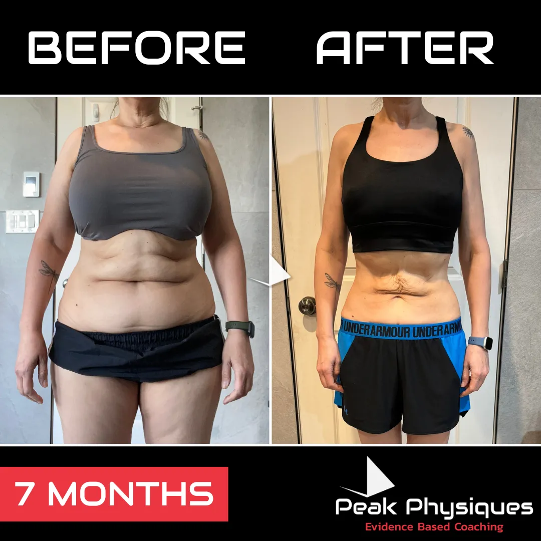 Peak Physiques - Client Transformation Front (Jeanine Harrison)