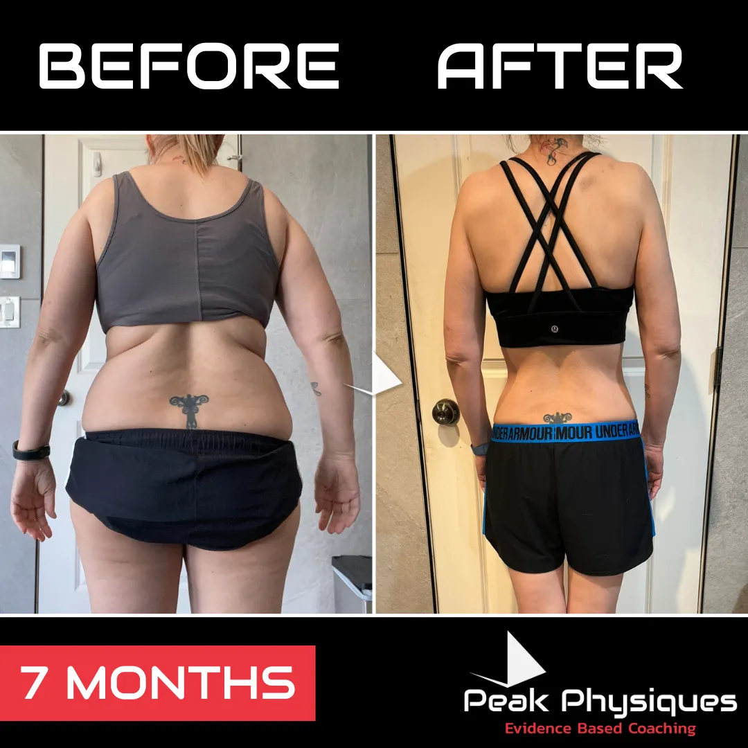 Peak Physiques - Client Transformation Rear (Jeanine Harrison)