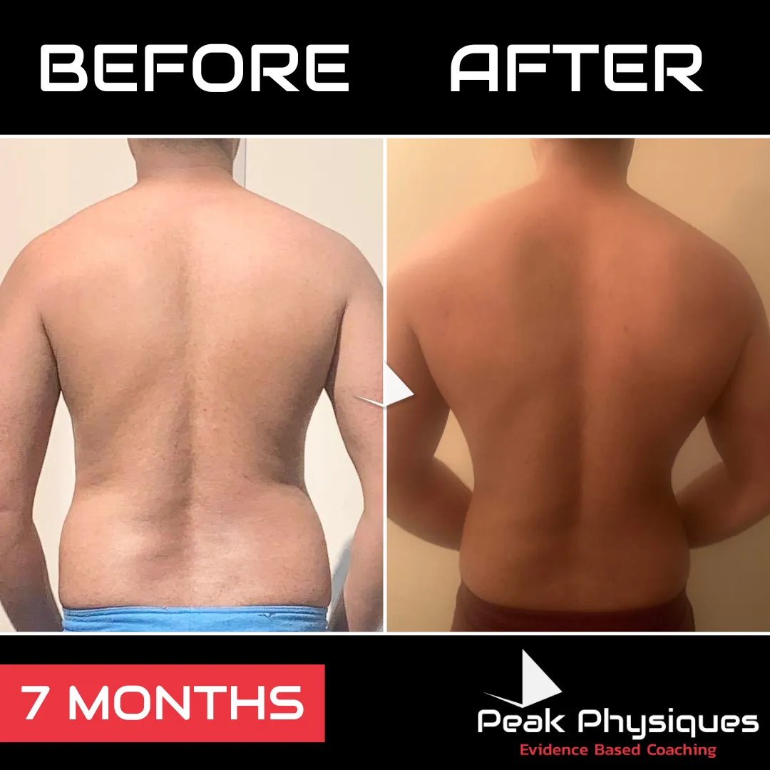 Peak Physiques - Client Transformation Rear (Cornelius Karamat)