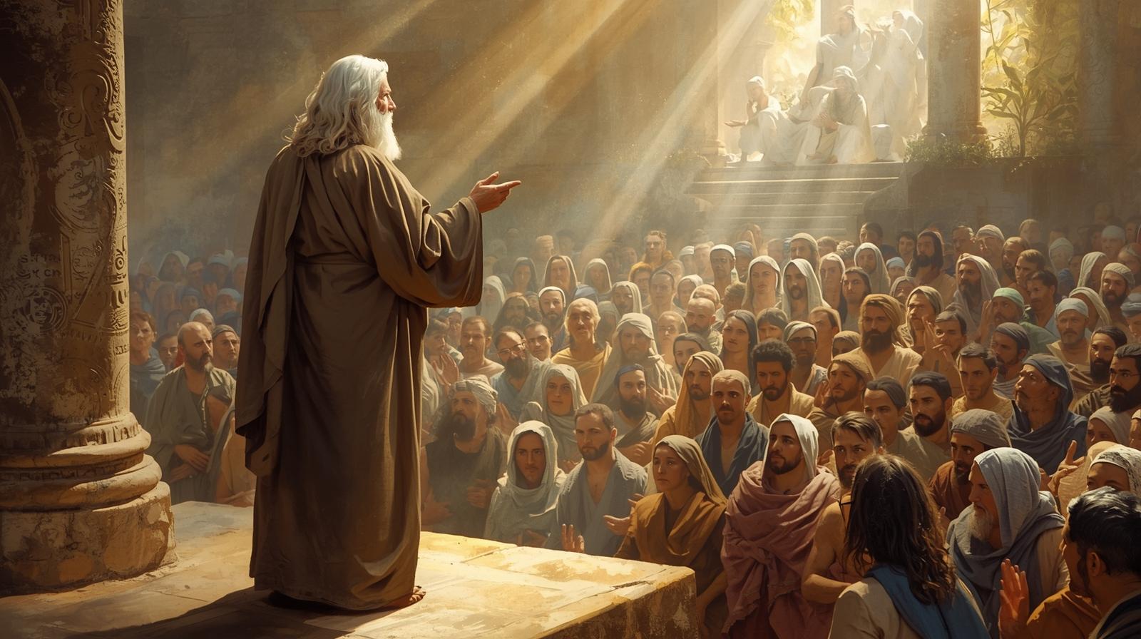 prophet speaking to people