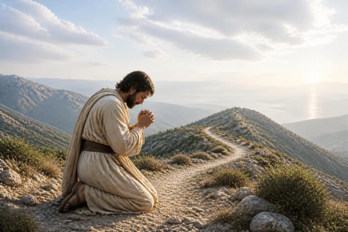 Man praying