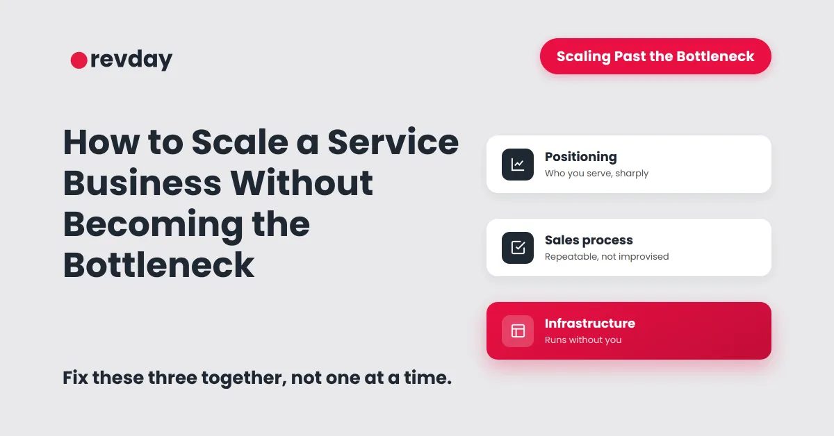 How to Scale a Service Business Without Becoming the Bottleneck