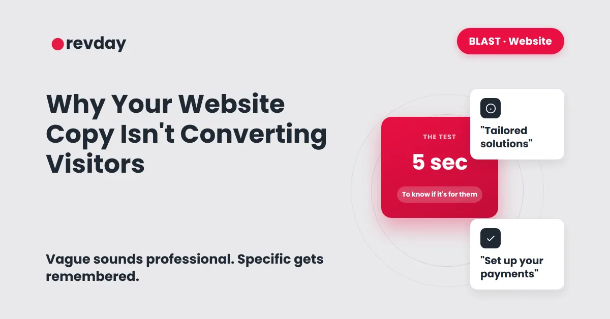 Why Your Website Copy Isn't Converting Visitors