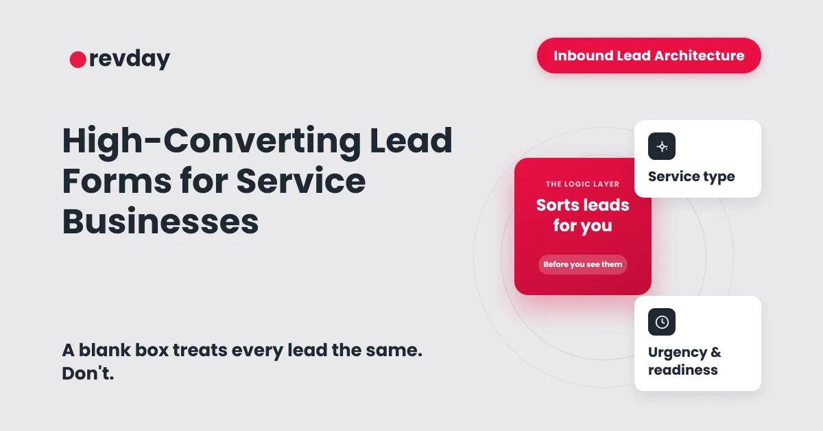 High-Converting Lead Forms for Service Businesses