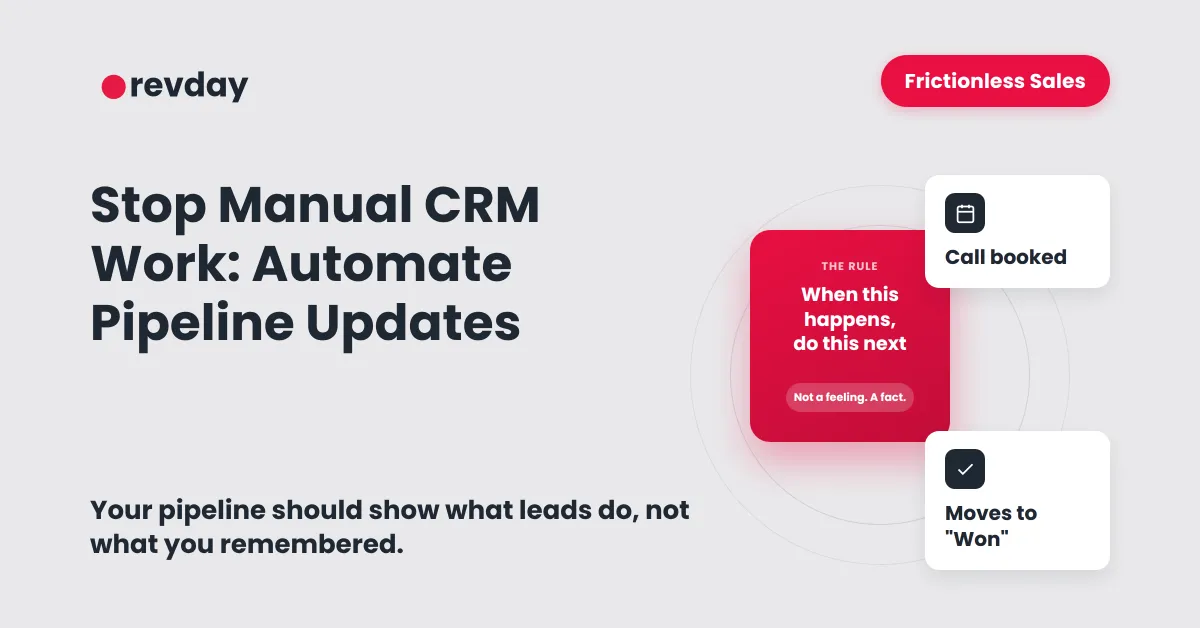 Stop Manual CRM Work: Automate Pipeline Updates