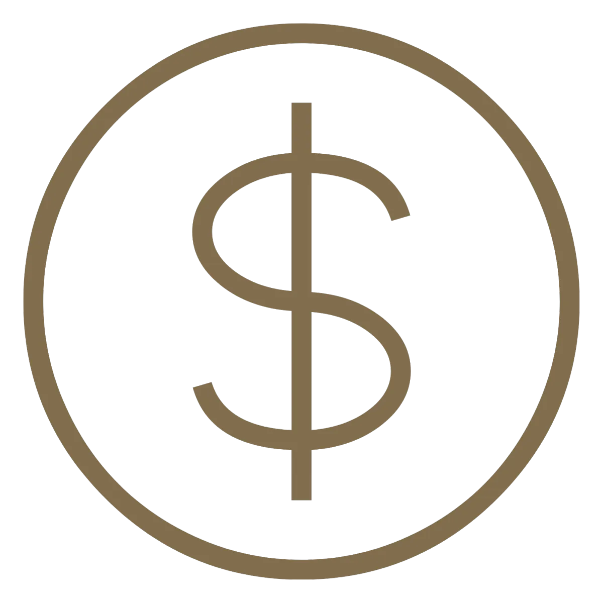 Icon of dollar sign