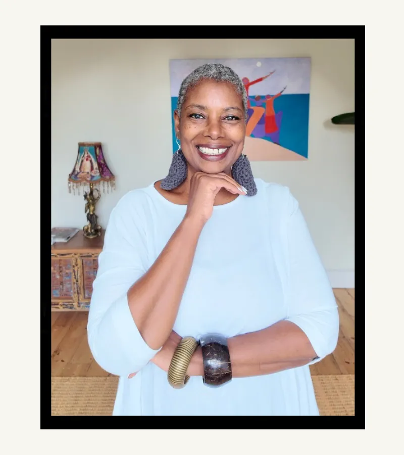 Tash Kain, strategist and soul-led mentor, standing with calm authority — Iconic Business Accelerator.