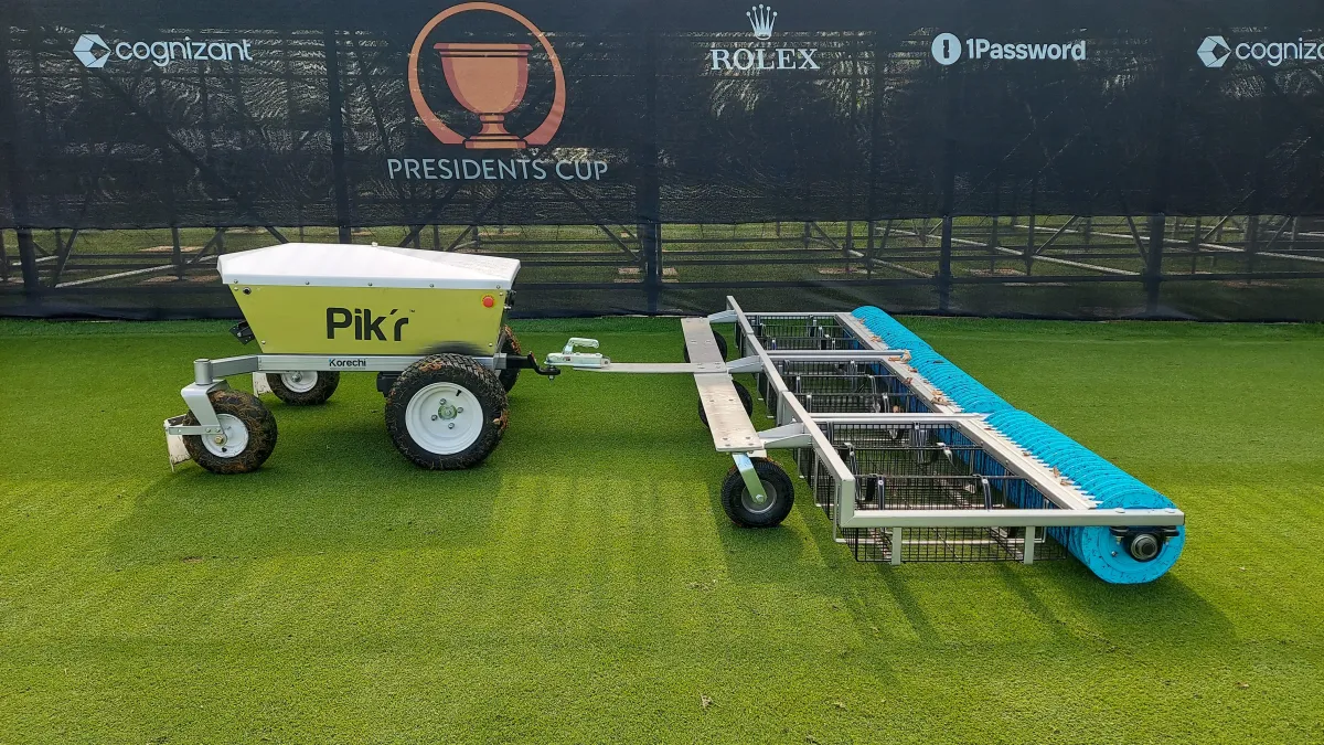 Full set of TBP driving range equipment installed at golf facility