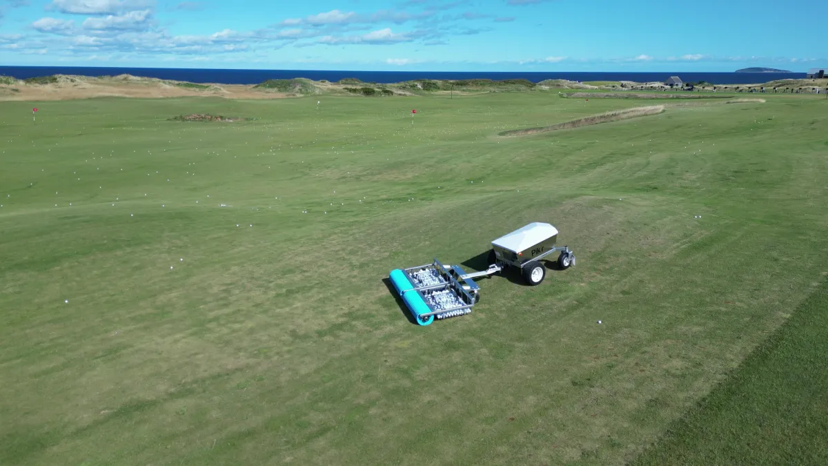 Full set of TBP driving range equipment installed at golf facility