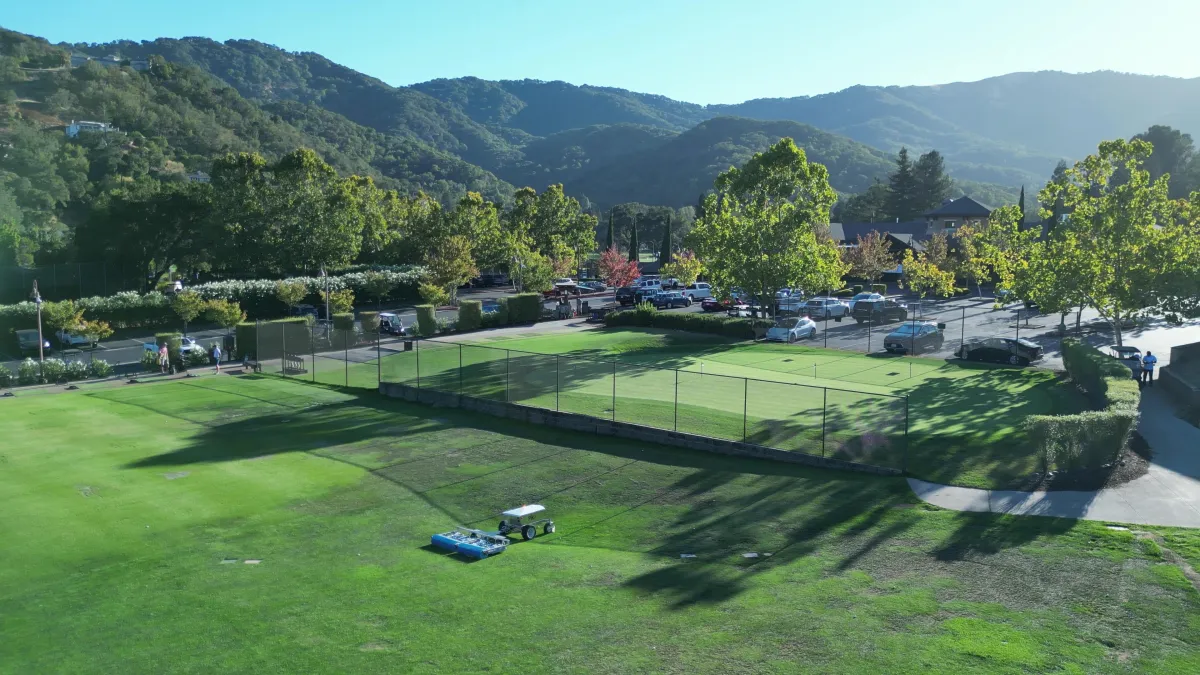 Full set of TBP driving range equipment installed at golf facility