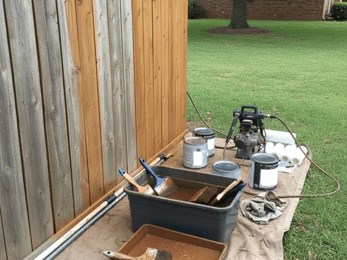Southaven, MS Fence Staining