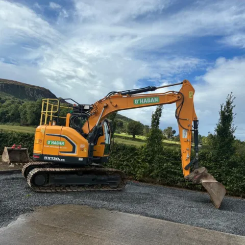 a picture of an excavator