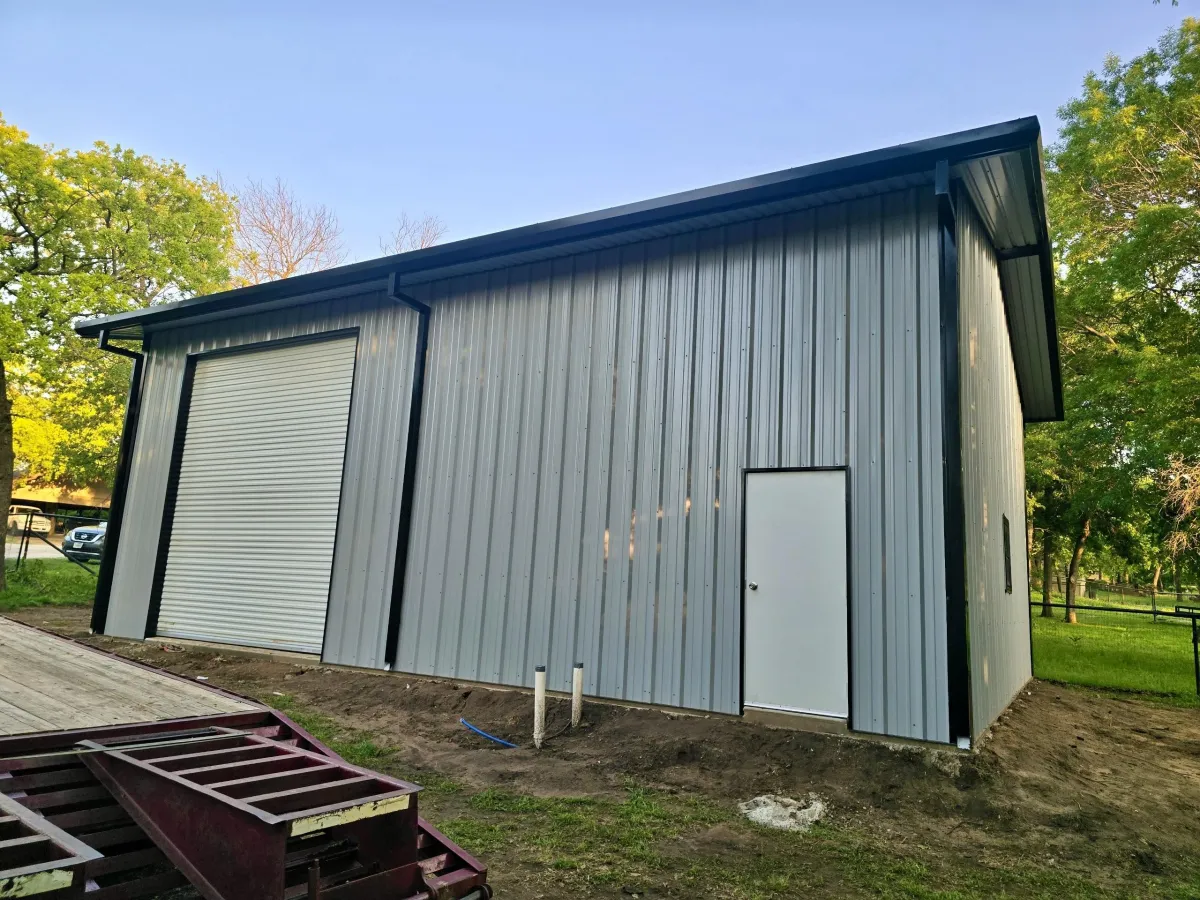 Completed exterior building improvement