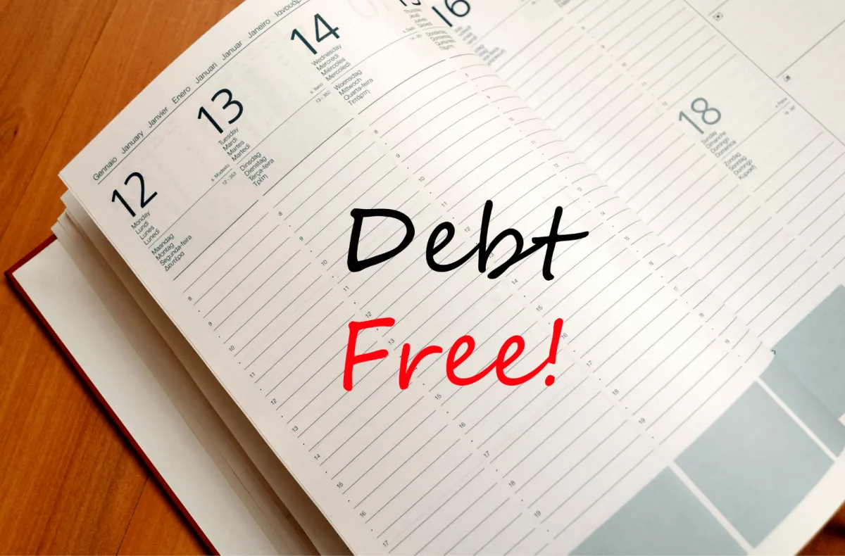 debt free image