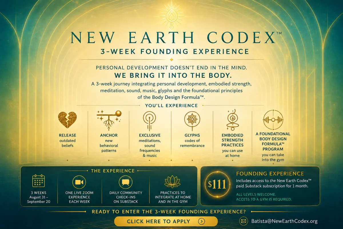 New Earth Codex Founding 