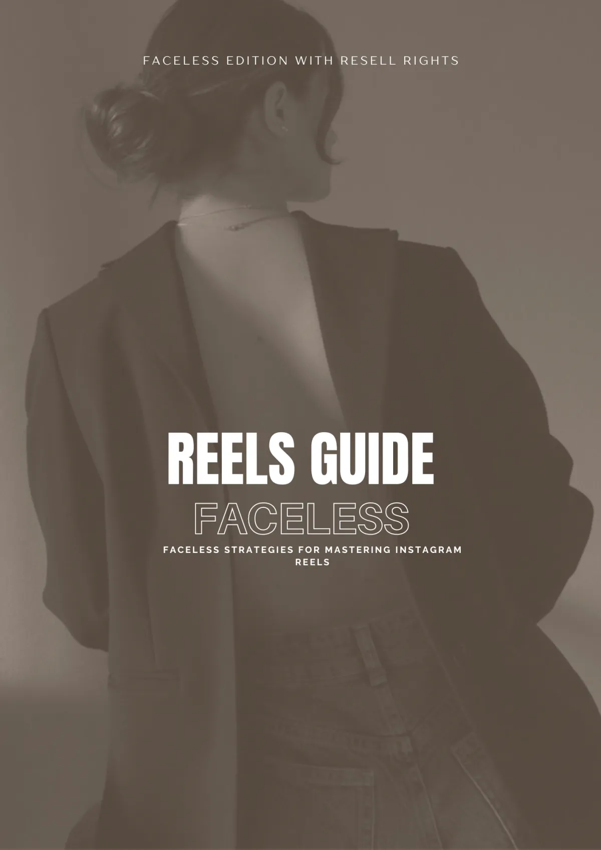 Cover image of the Reels Guide Faceless with Private Label Rights