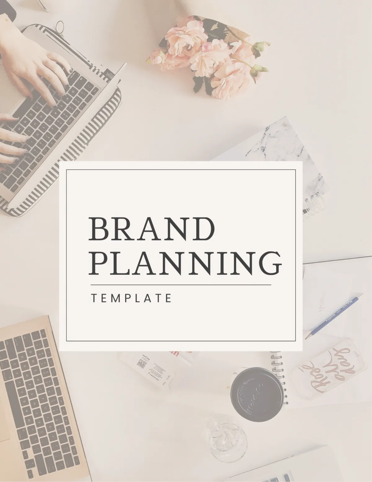 Cover image of the Brand Planning Template with Private Label Righs