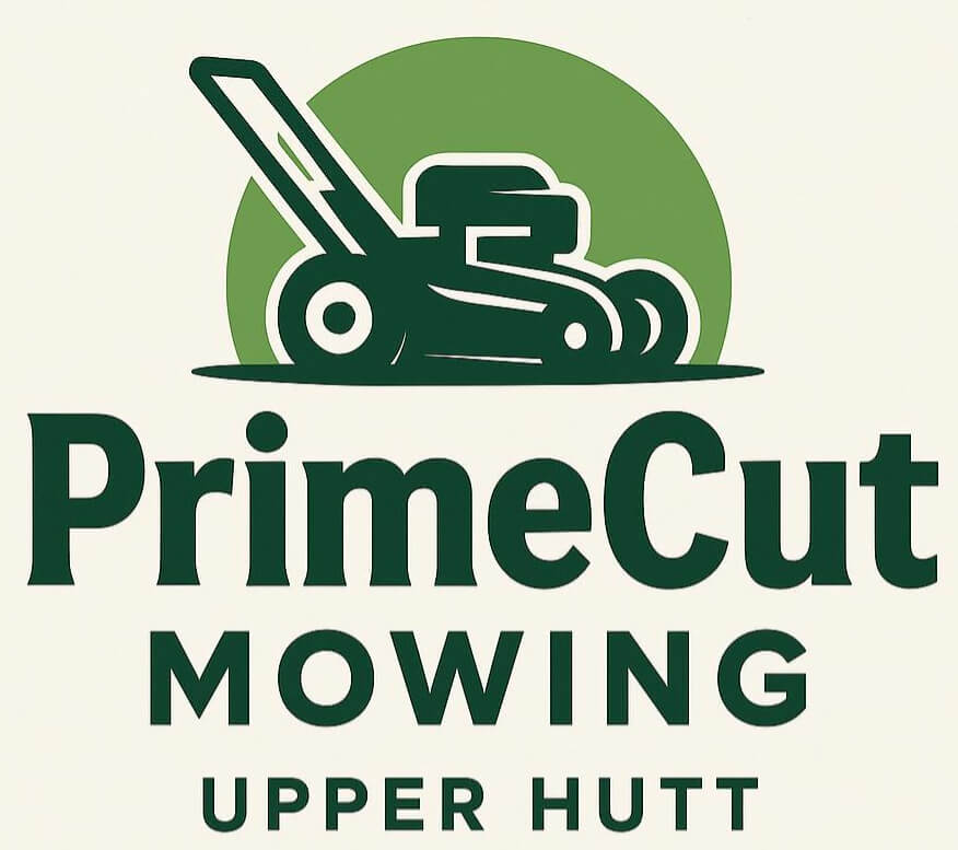 PrimeCut Mowing Upper Hutt lawn mowing service logo