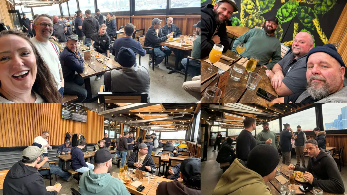 BCPHA members gathering for a Christmas open house celebration in British Columbia