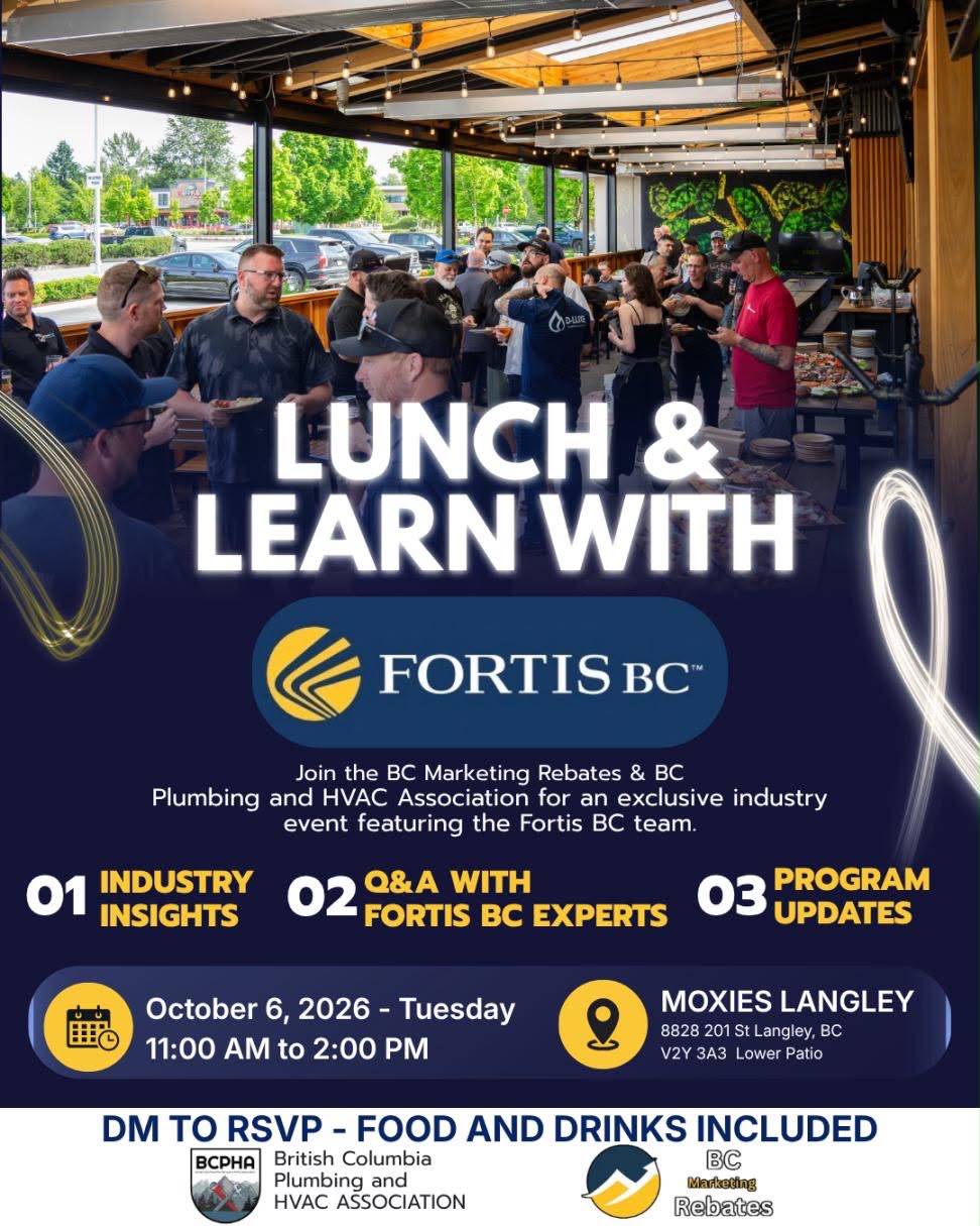 Fortis BC And BC Marketing Rebates Lunch And Learn 