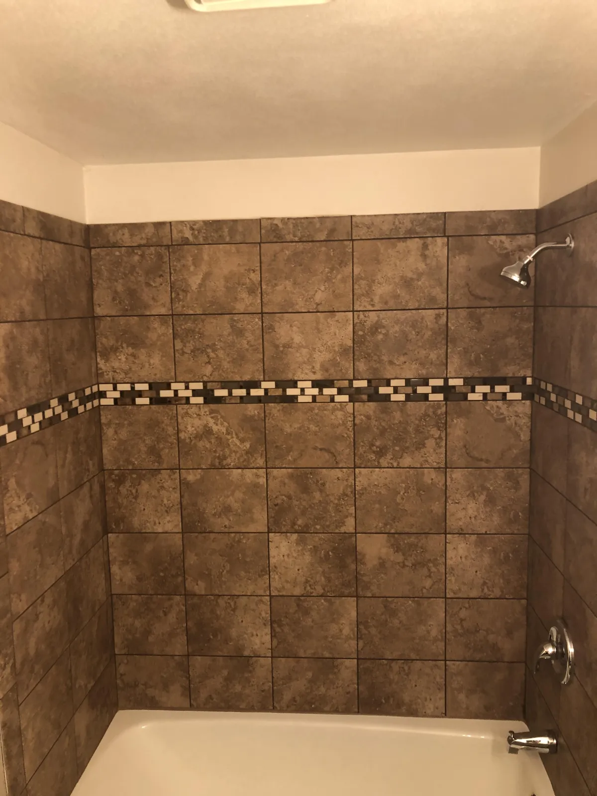 Double vanity bathroom remodel example in Central NY