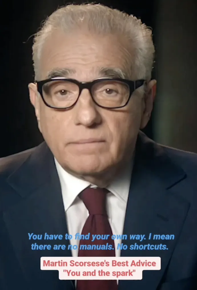 Martin Scorcese Speaking