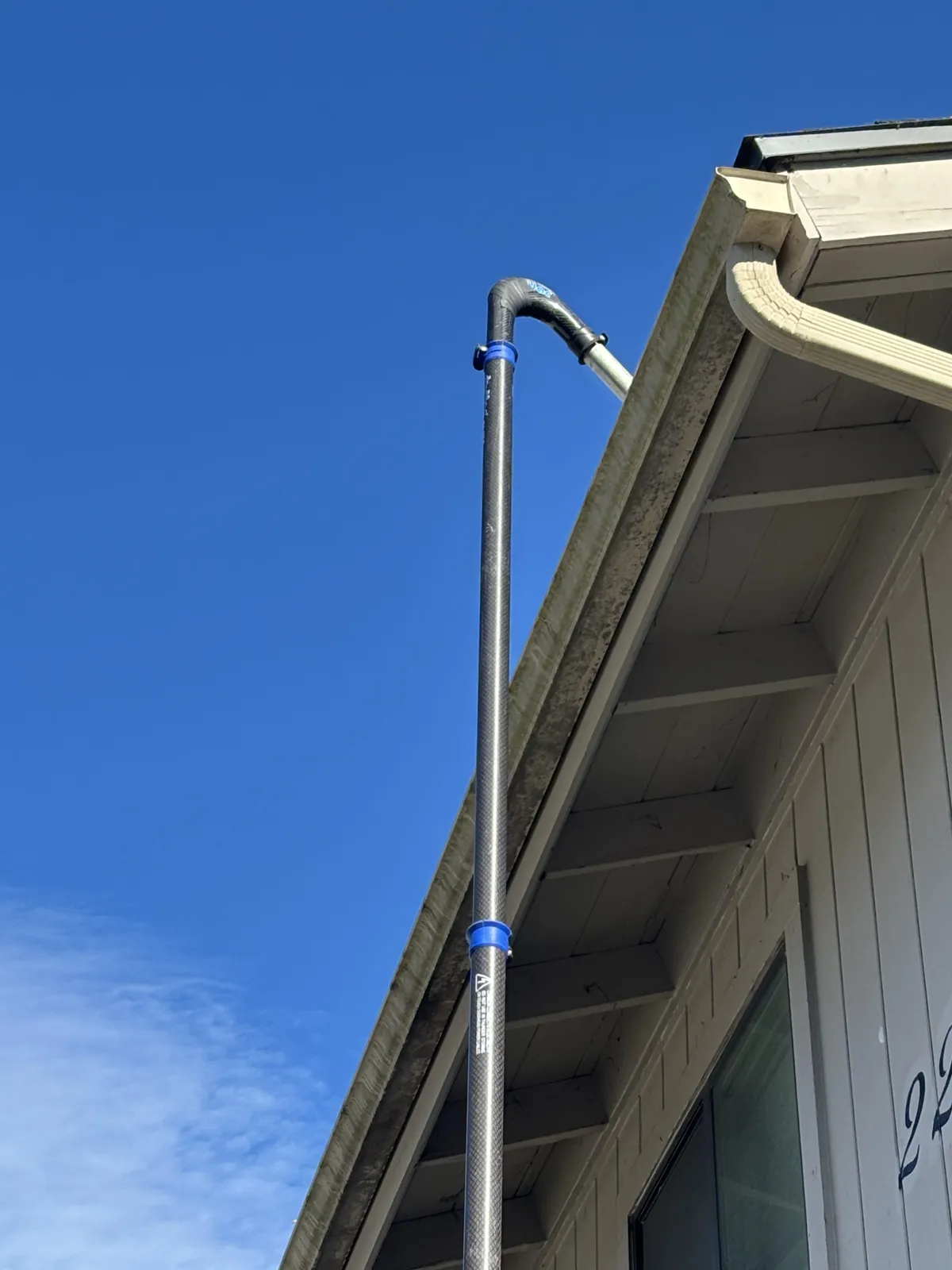 Clean gutters after professional maintenance Summerland, CA.