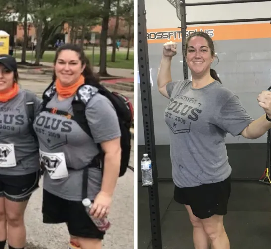 Fitness Transformation , weight loss, CrossFit Solus Sherman