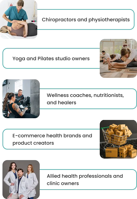 Icon representing [Coaches / Chiropractors / Studio Owners