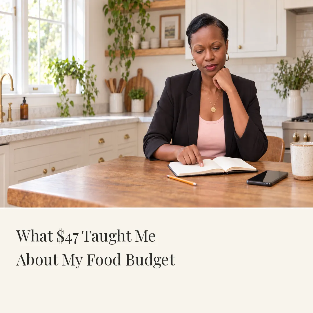 What $47 Taught Me About My Food Budget