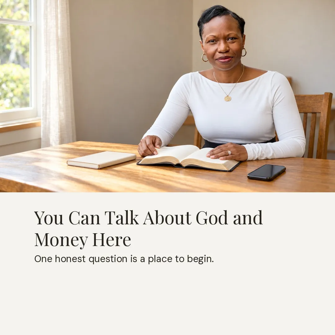 You Can Talk About God and Money Here