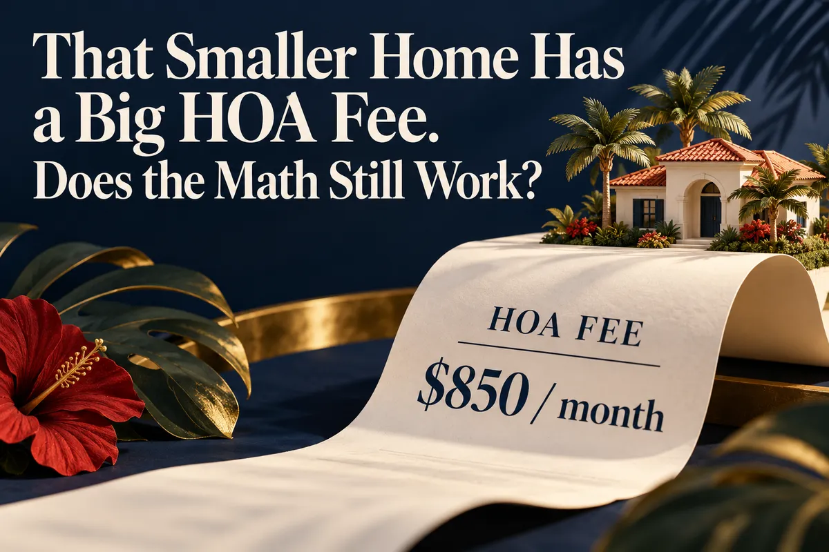 That Smaller Home Has a Big HOA Fee. Does the Math Still Work?