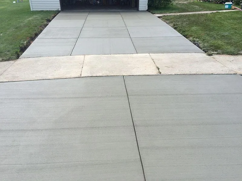Akron Concrete builds and installs Driveway