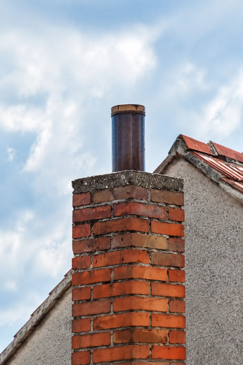 Pearland Chimney Cap Off