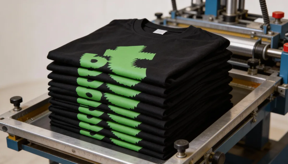 Pedido de poleras estampadas listo para entrega a empresas en Santiago