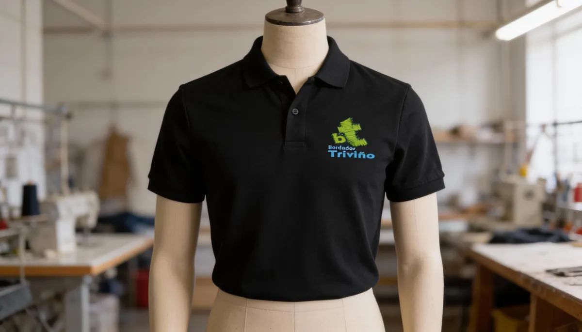 Estampado de poleras con logo en pecho para empresas en Santiago