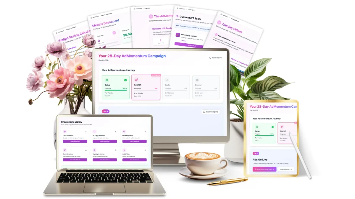 Portrait of the founder seated in a bright modern home office