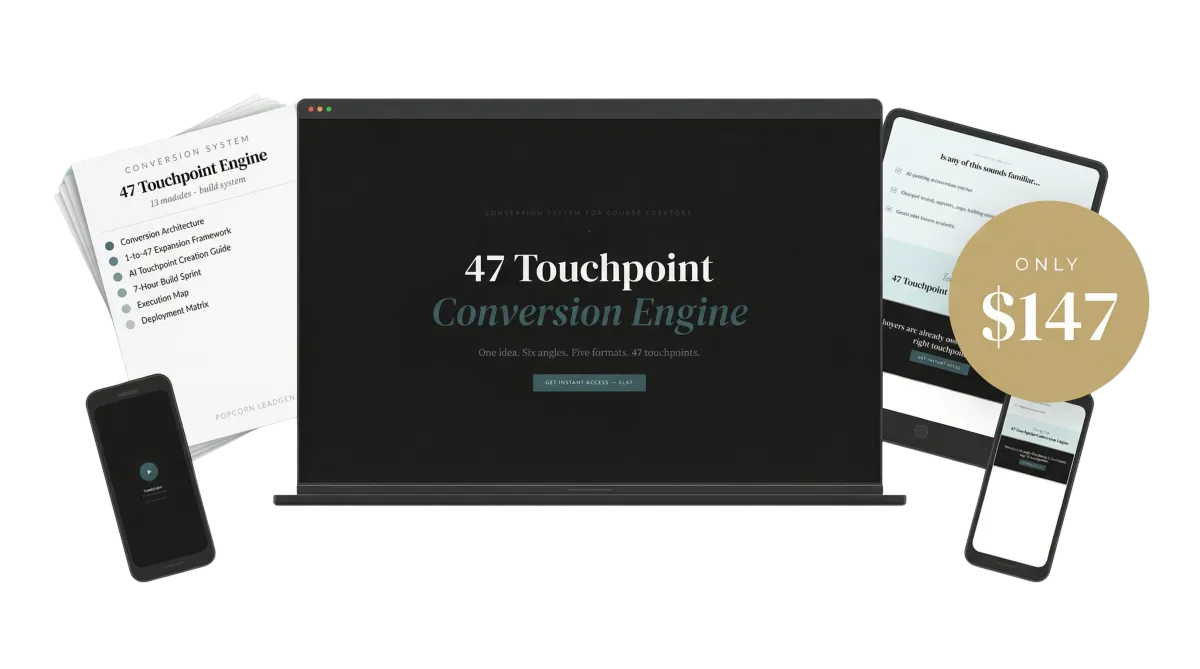 47 Touchpoint Conversion Engine product mockup