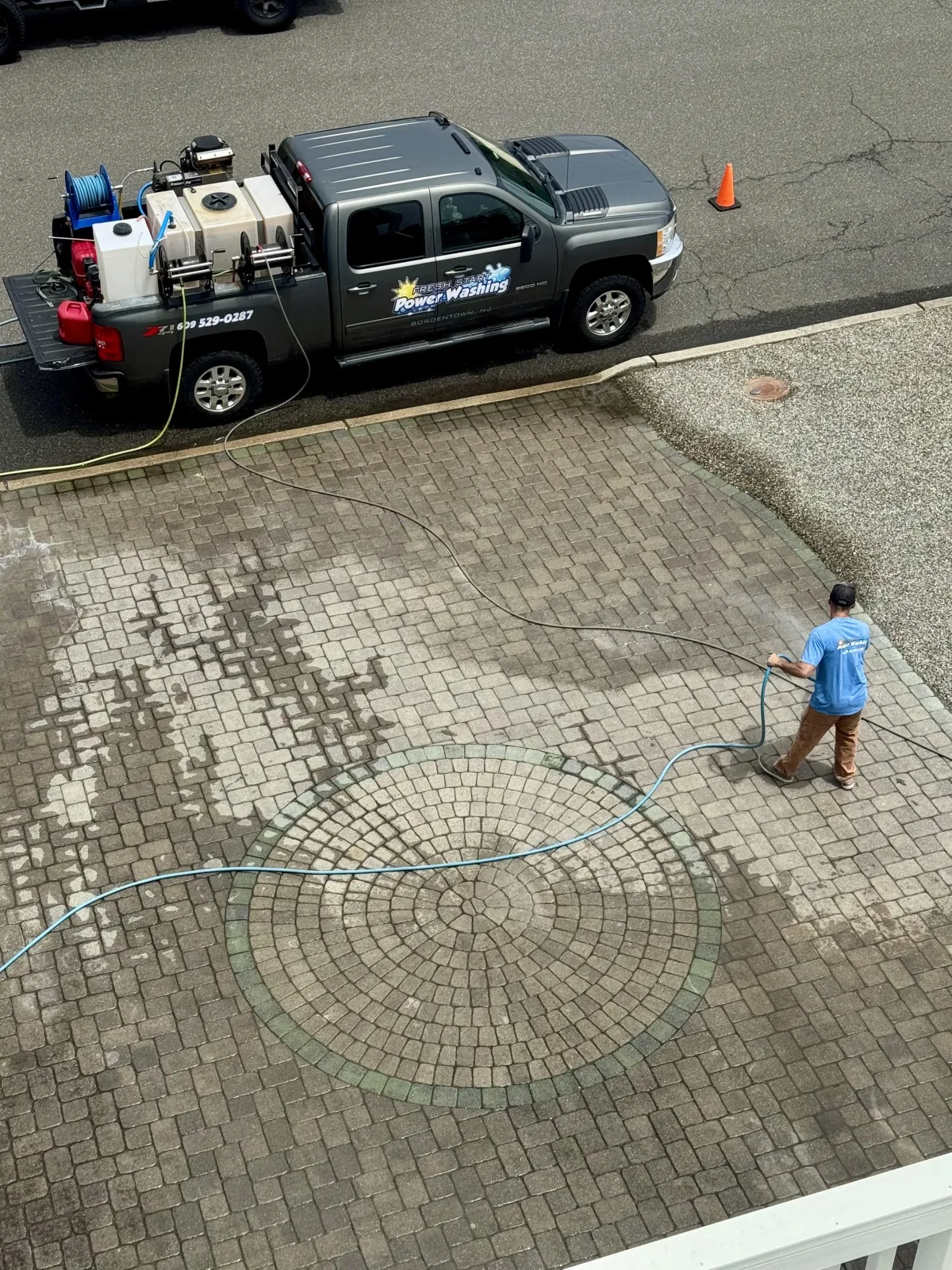 Driveway cleaning in Allentown