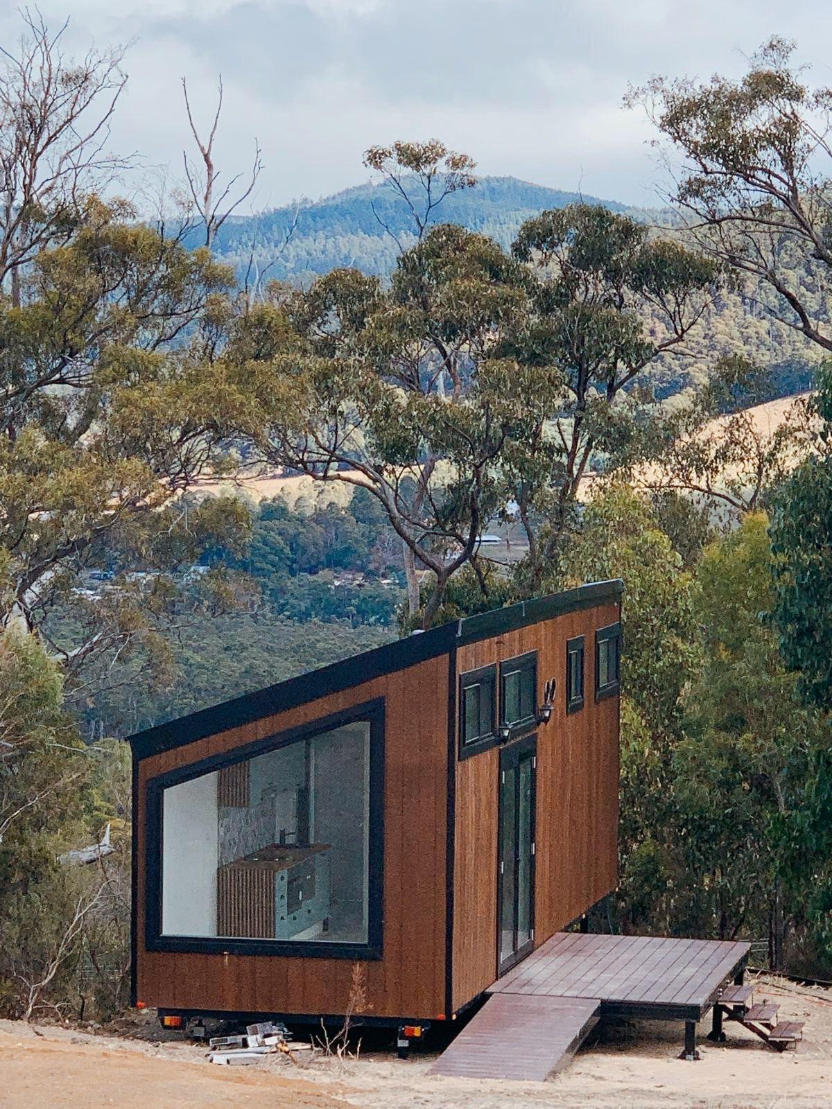 tiny home, bush, Australia, deck