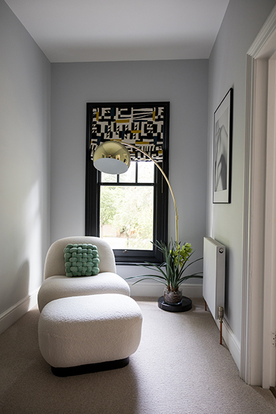 Hot House interior personal branding photography of the designer working