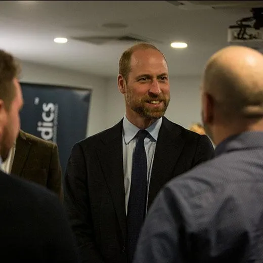 Prince William at College of Paramedics annual conference Birmingham - event photography commission