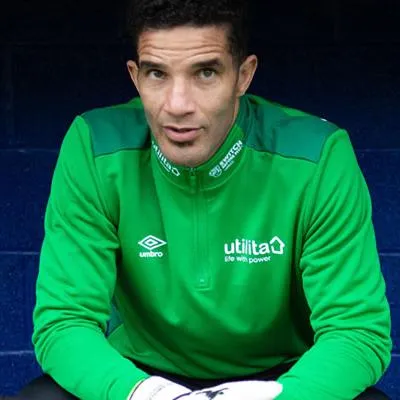sport photography headshot of David James