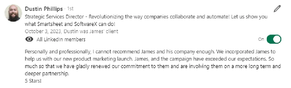 satisfied client
