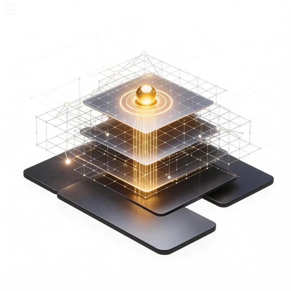 Revenue funnel with cash icons