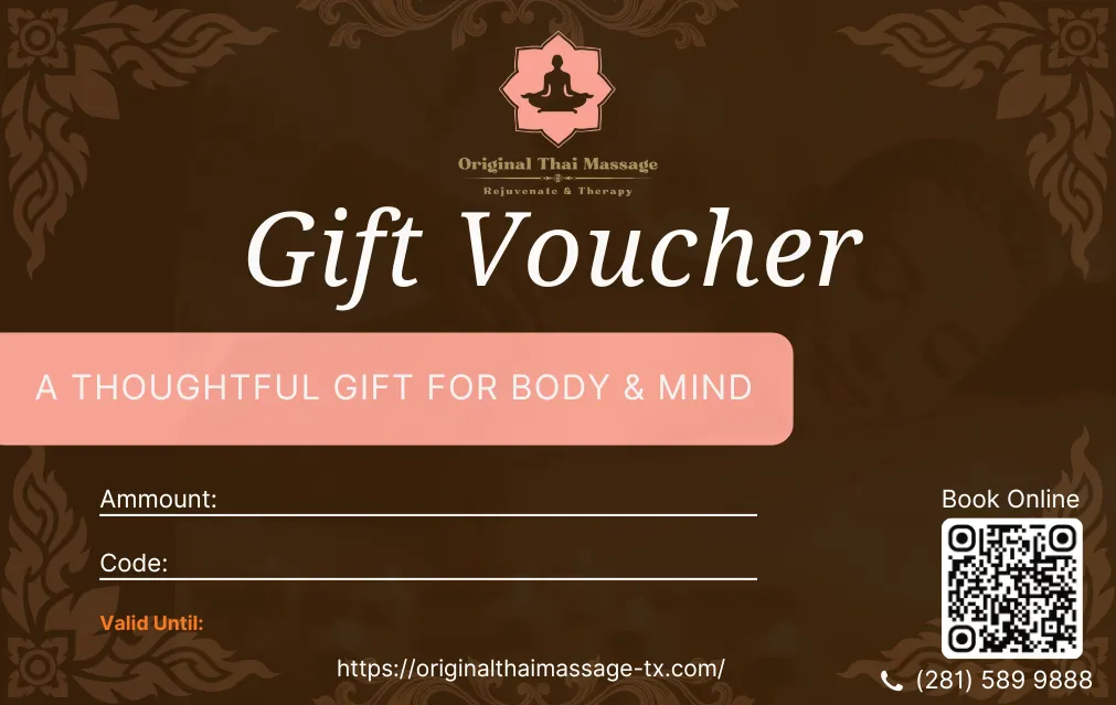 Gift Voucher for Thai Massage in Hamilton Hill