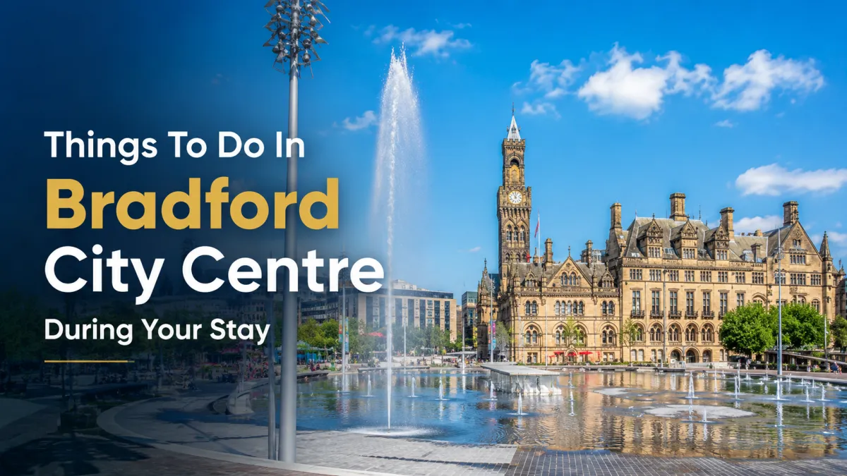 Things to do in Bradford city centre at City Park fountain