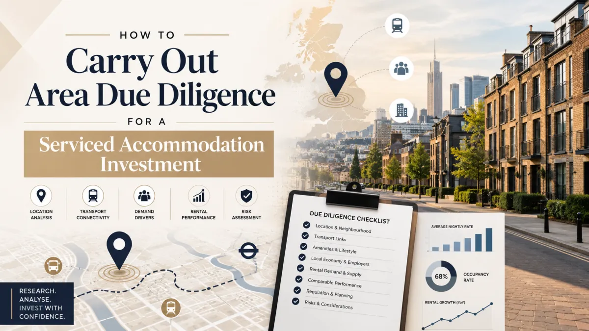 How to Carry Out Area Due Diligence for a Serviced Accommodation Investment