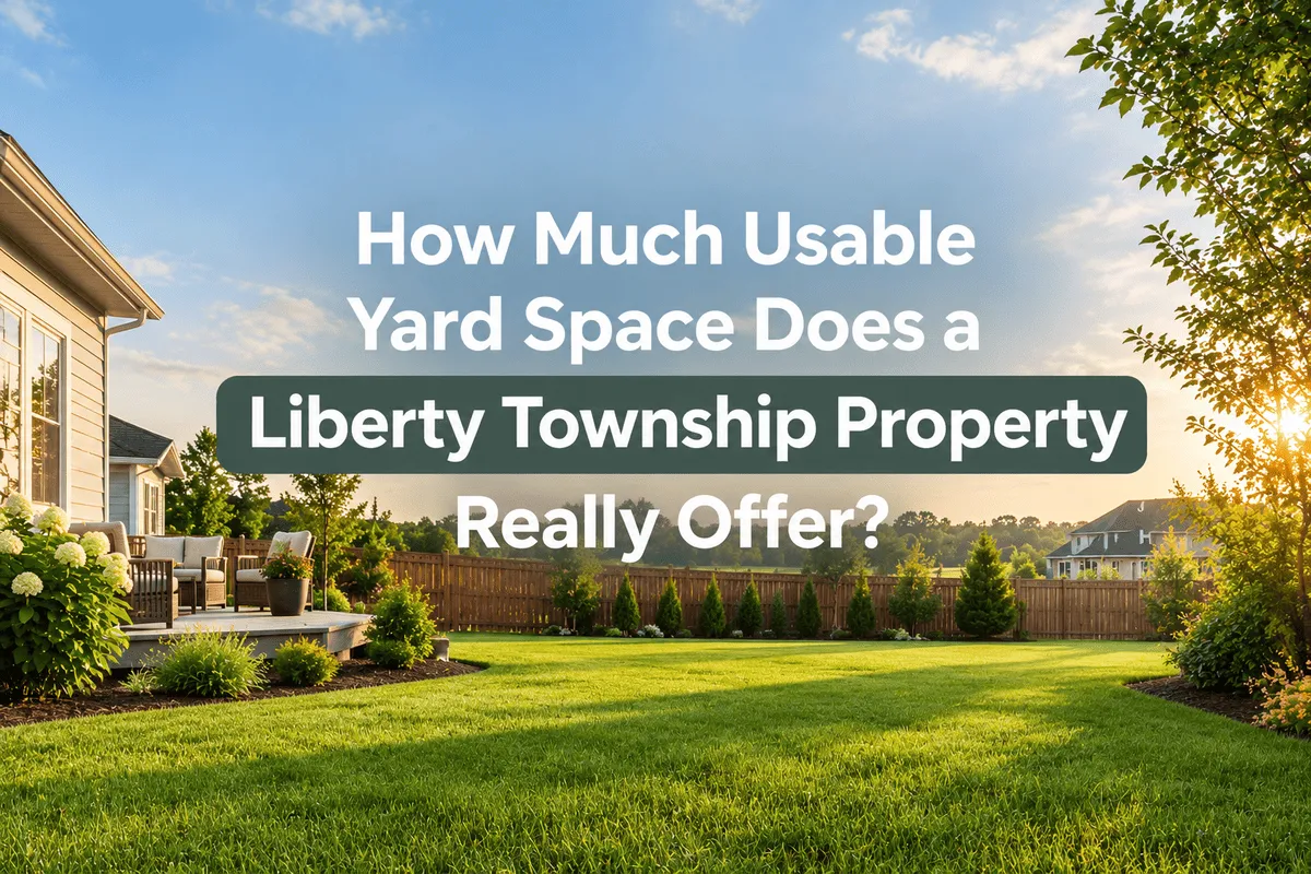 How Much Usable Yard Space Does a Liberty Township Property Really Offer?